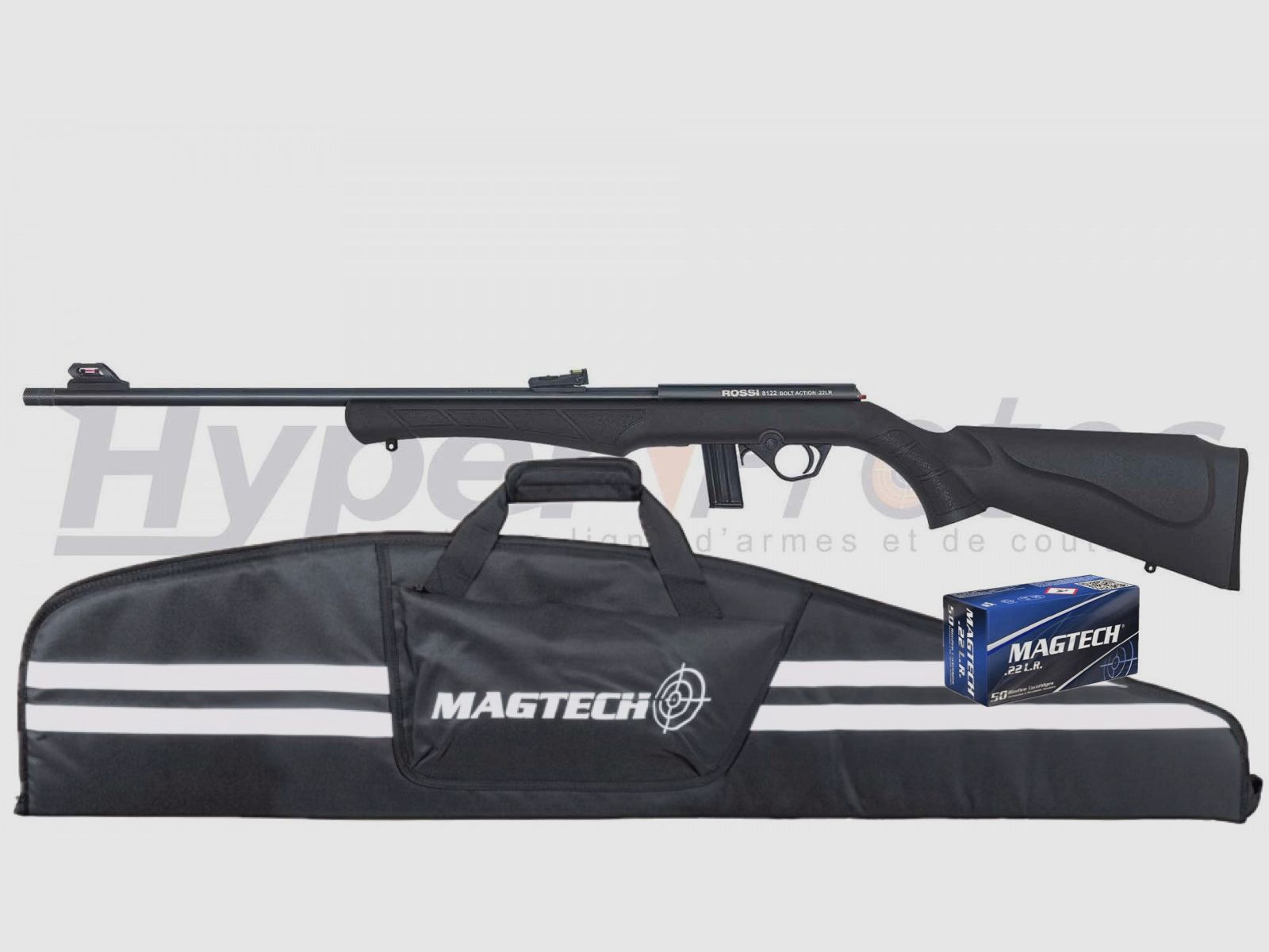Pack Repetierbüchse 22lr Rossi 8122 + Futteral + Munition, Bild 2 von 5