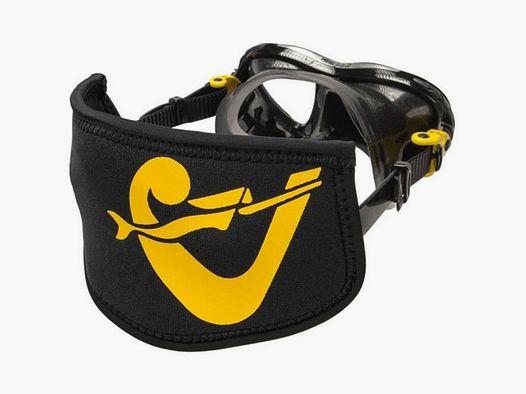 CRESSI Futteral Maske Simply Schwarz / Gelb