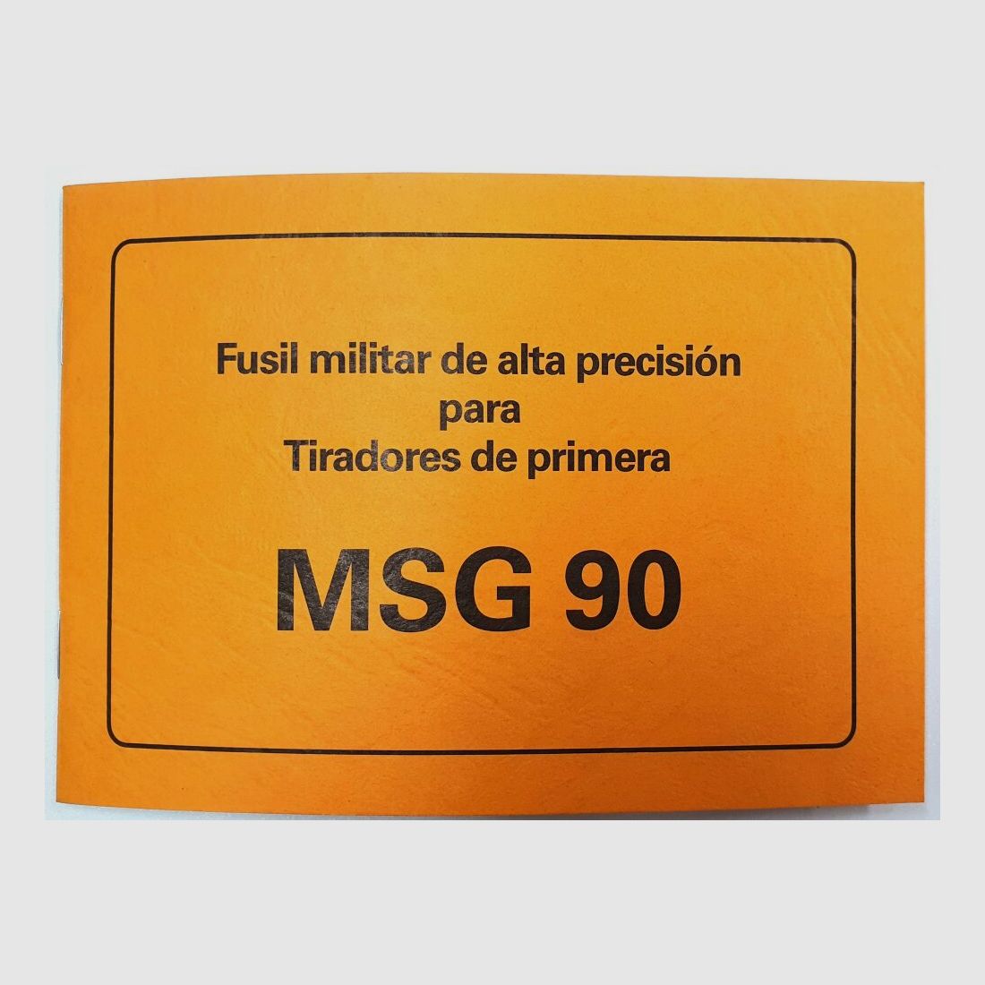 Heckler & Koch Bedienungsanleitung Heckler & Koch Präzisionsgewehr H&K MSG90 Nachfolger des PSG1