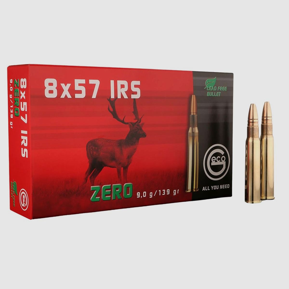 Geco 8x57JRS Zero 9,0g - 139gr