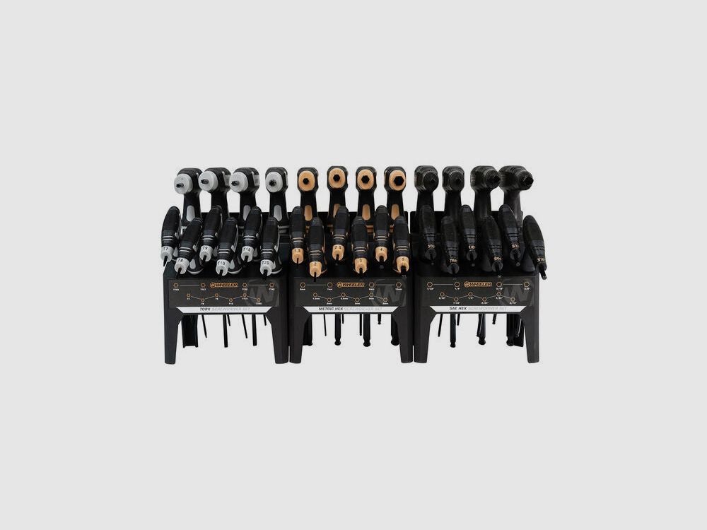 Wheeler 30-teiliges SAE/Metric Inbus- & Torx P-Griff-Set