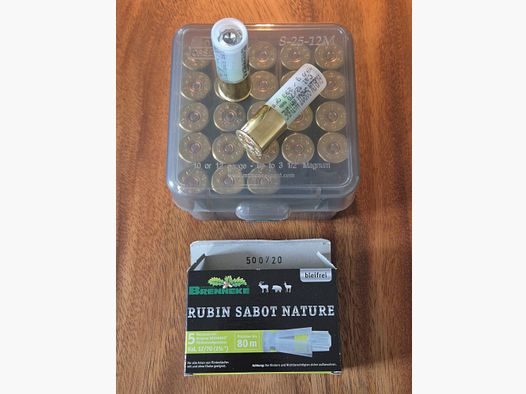 Brenneke Rubin Sabot Natuur, 12/70, 43g / 666gr – 25 Patronen