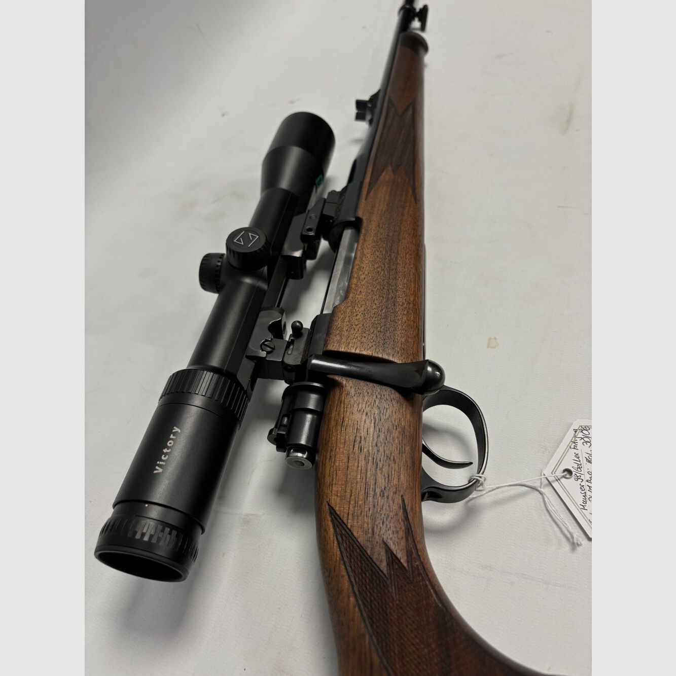 Mauser 98, Geller Fertigung, DWM Berlin inl.2,5-10x56 Swarovski Habicht LMS LA40