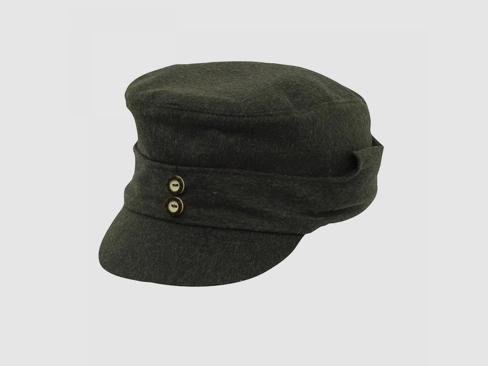 Loden-Baschlikmütze, Farbe Oliv 59