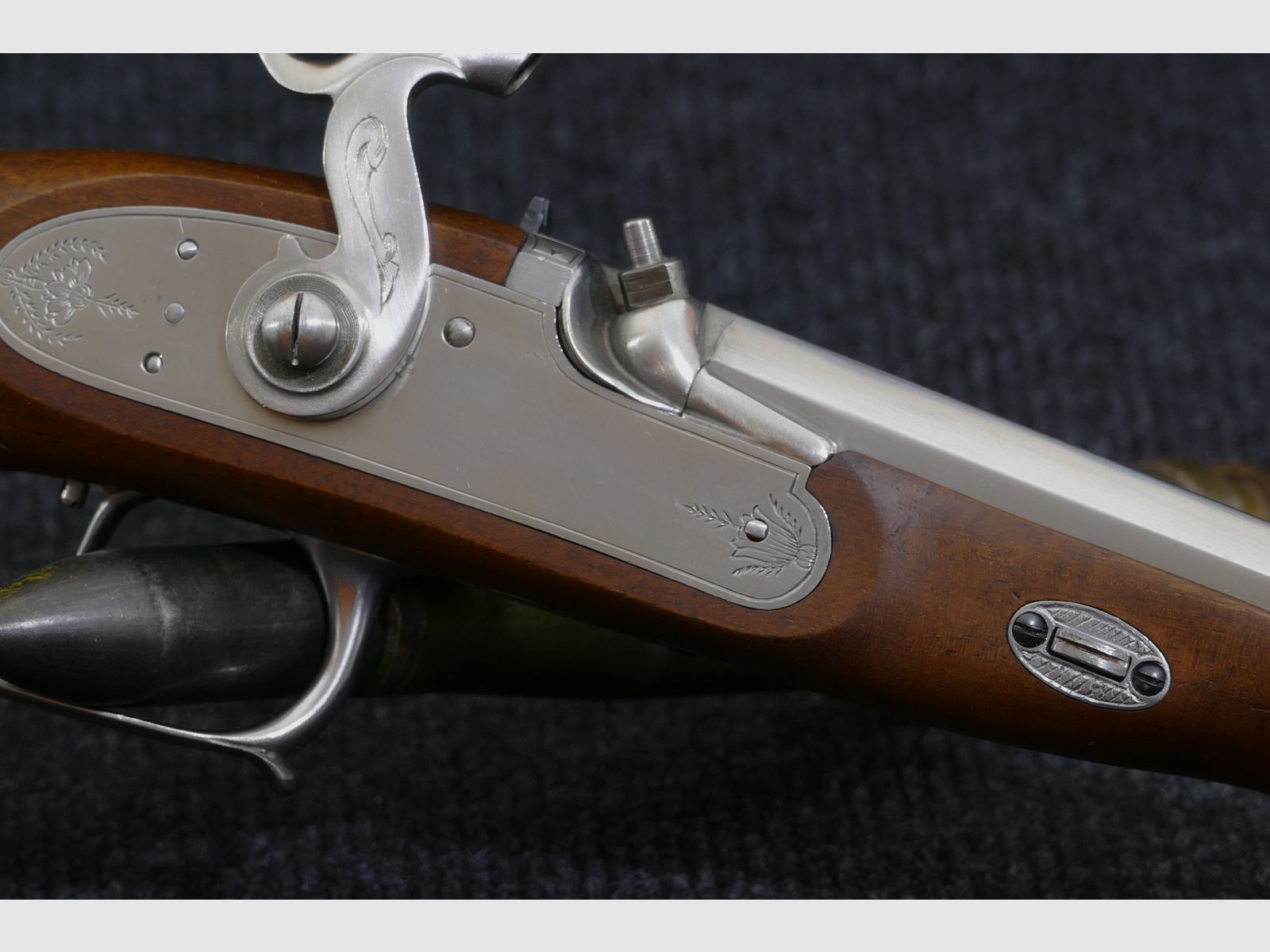 Percussion muzzleloader Davide Pedersoli pistol Le Page Target International .44 (BlackPowder), excellent condition, high-resolution images, immagine 3 di 11