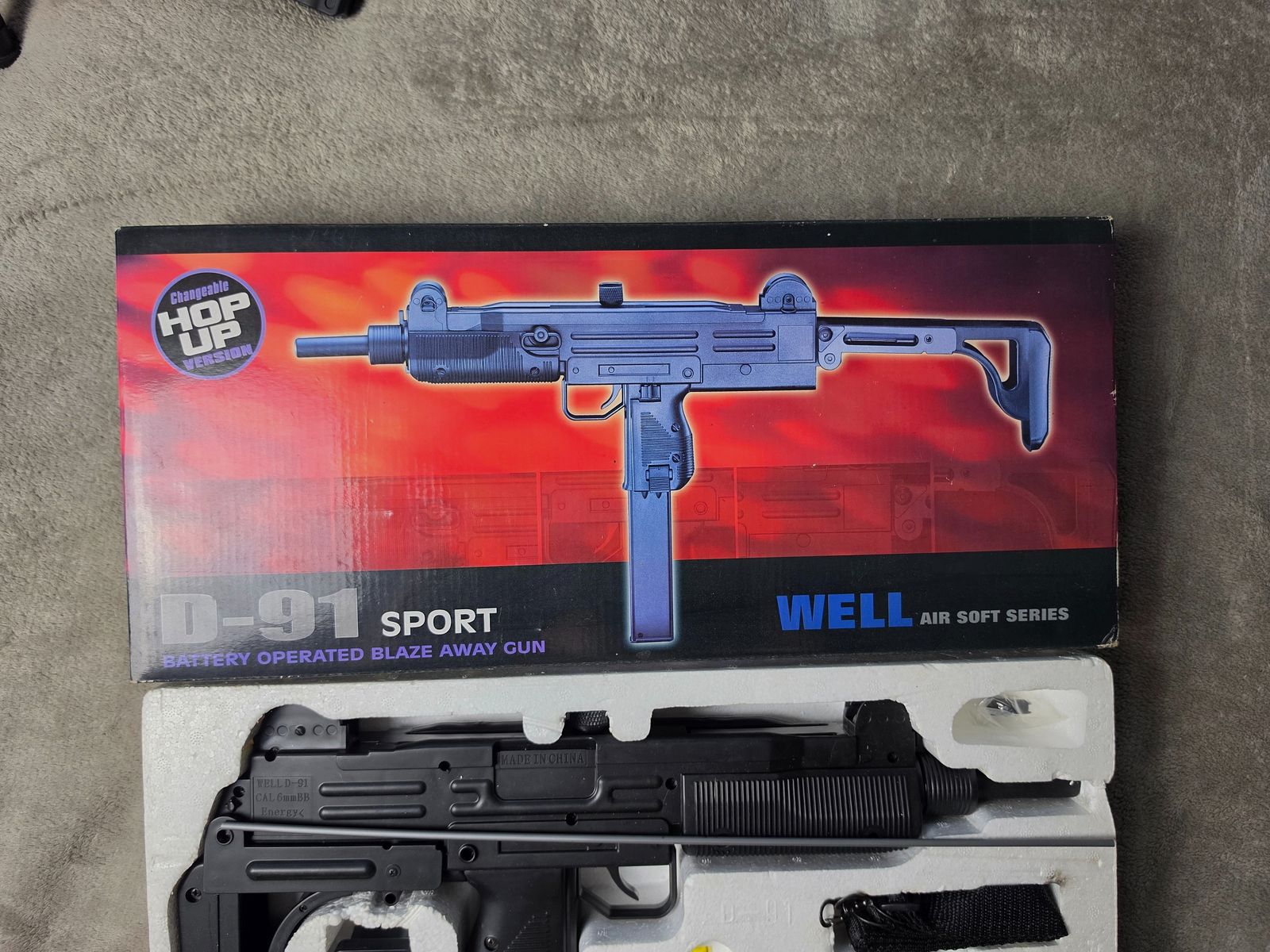 2x WELL D-91 UZI Airsoft SMG eléctrica Softair lote / set, imagen 5 de 9