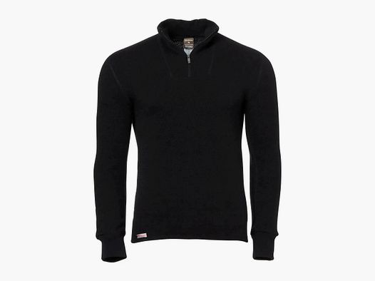 Woolpower Woolpower Rollkragenpullover Zip Turtleneck 400 mit Reißverschluss - Pine Green / S Herren