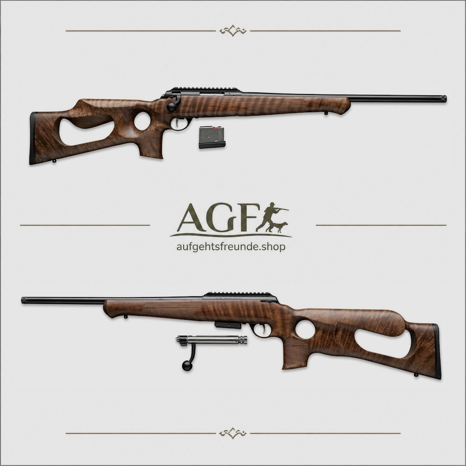 Anschütz 1771 Premium Lochschaft LL: 51cm M15x1, immagine 1 di 4