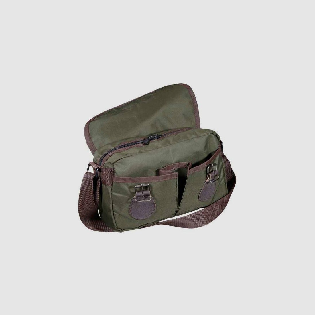 Jagdtasche Wald + Forst, Leder/Nylon