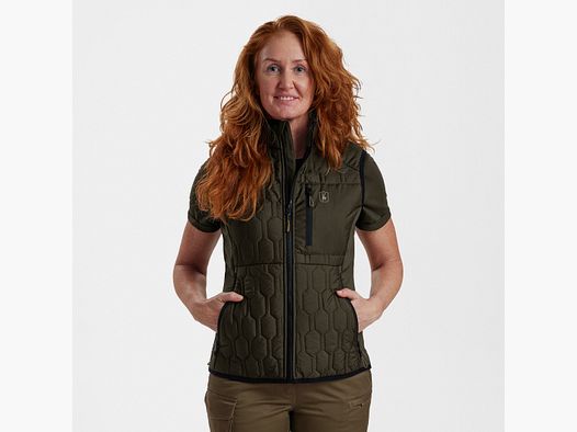 Lady Mossdale Steppweste - Forest Green – Kleidergröße Damen: 42