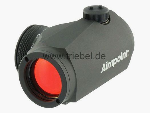AIMPOINT Leuchtpunktvisier Micro H-2 OHNE Montage 2 MOA schwarz matt