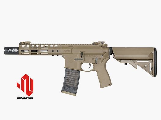 Noveske 7.5" Gen III DIPLOMAT S-AEG mit Eshooter ETU, FDE