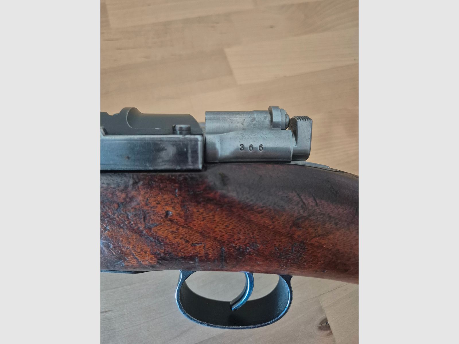 CARL GUSTAFS STADSGEVÄRSFAKTORI Bolt-action rifle Sweden Mauser M96 Carl Gustafs 1915, caliber 6.5x55