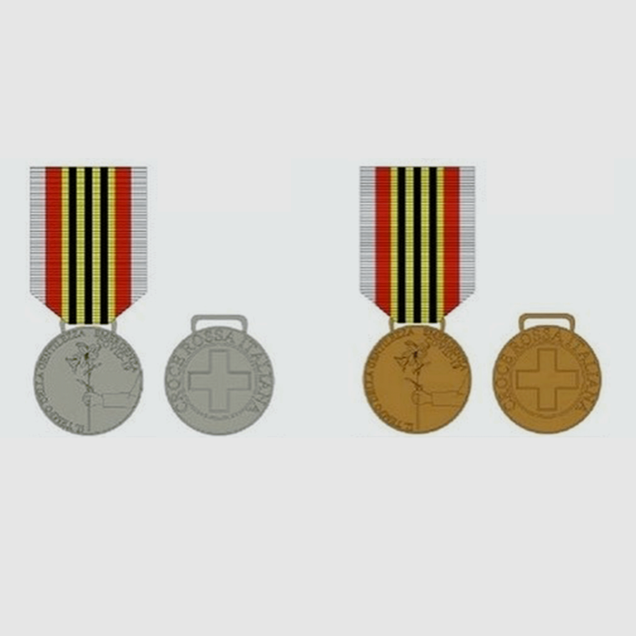 Medal Zasługi Czas Życzliwości Czerwony Krzyż Włoski