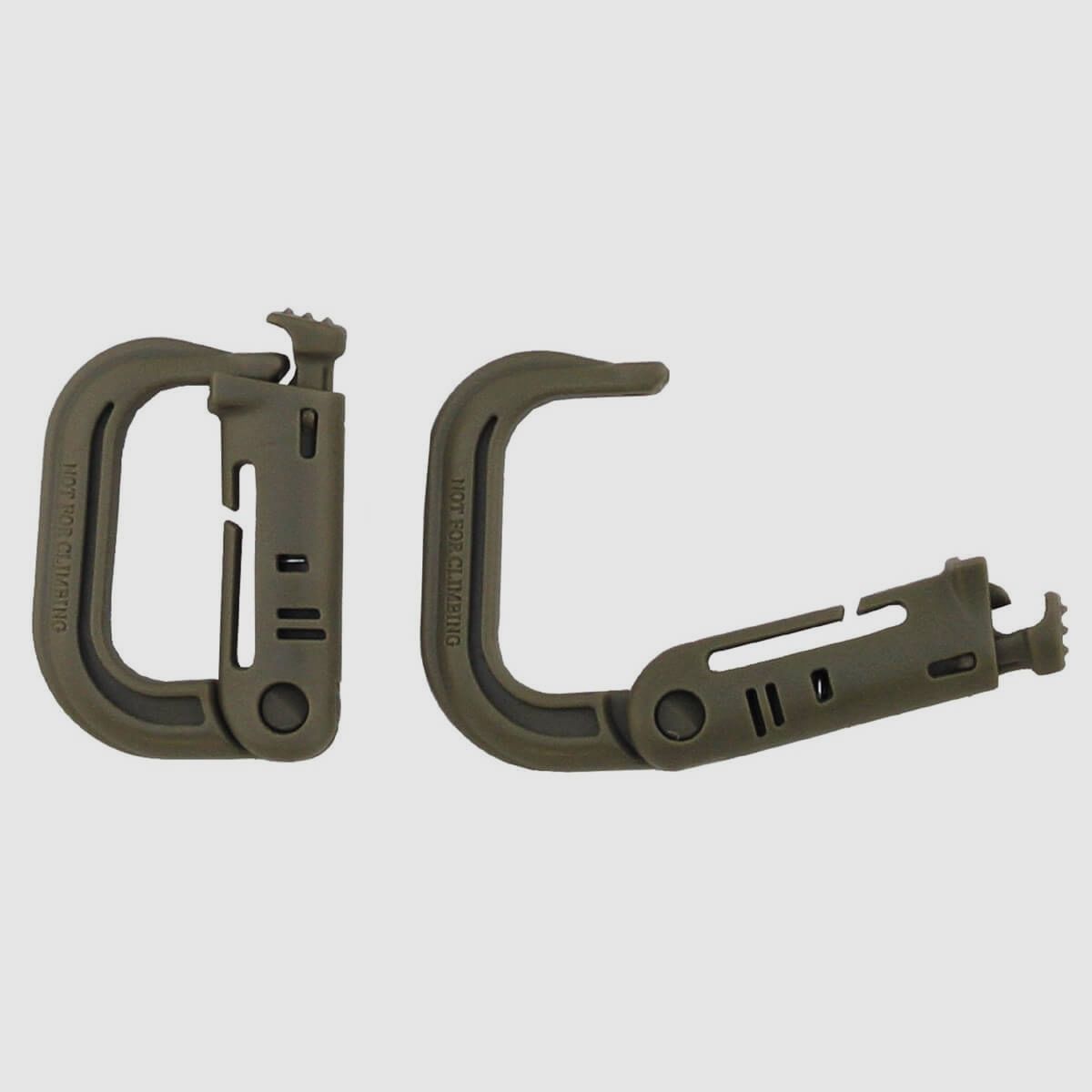 D Karabiner Molle, 2stk. - Coyote Tan