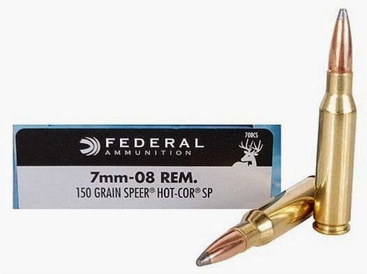 Federal Power-Shok 7mm-08 Rem. 150GR JSP 20 cartridges