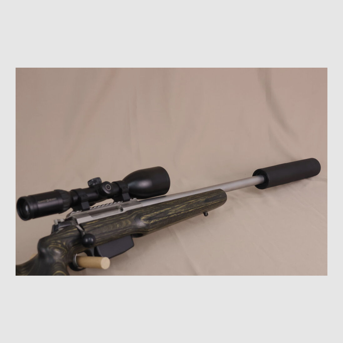 Tikka T3X // con silenziatore Hausken, SuB 56'er Zenith con LP e calcio GRS