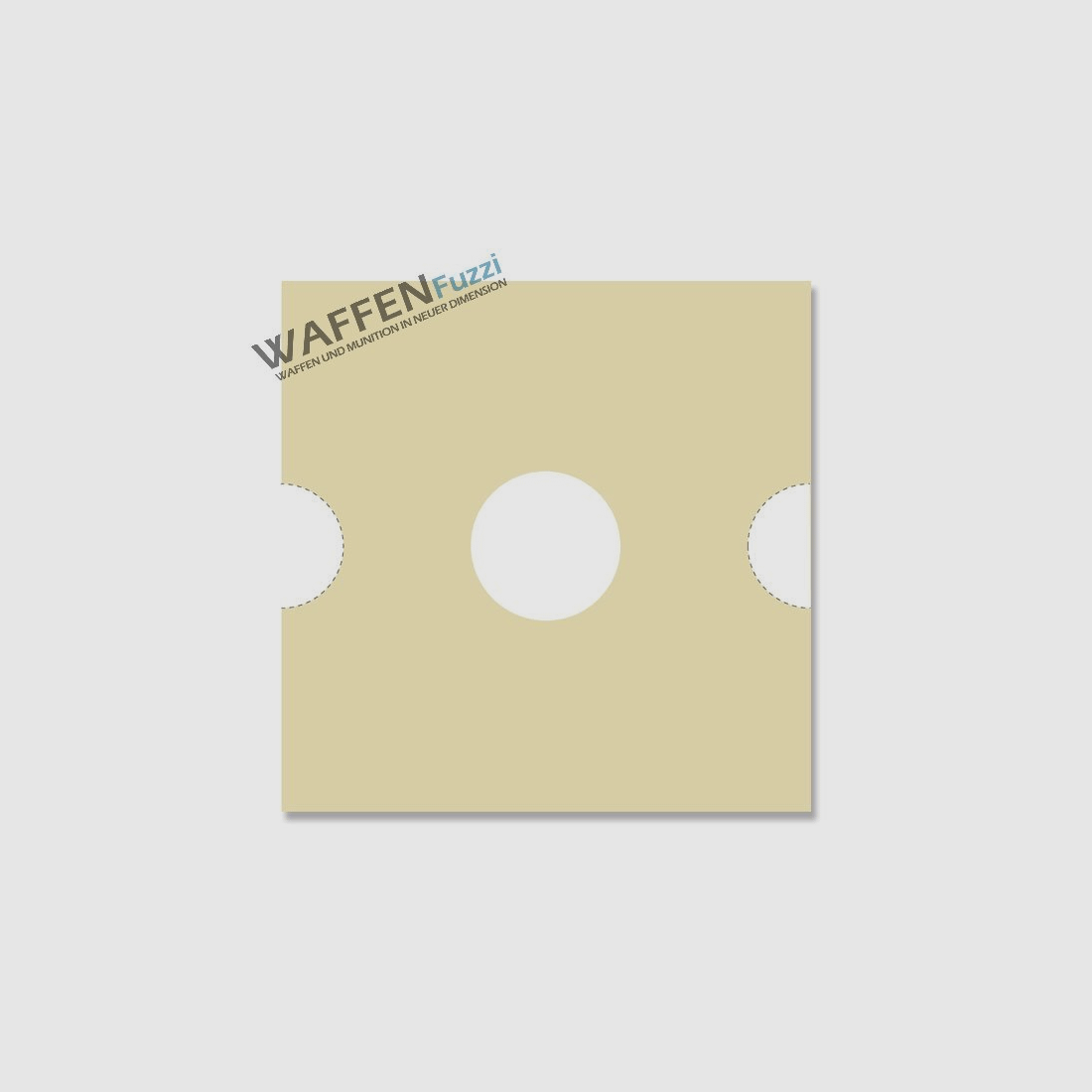 LG-Scheibenstreifen-Kassette, Luftgewehr 10m, 17 x 17 cm