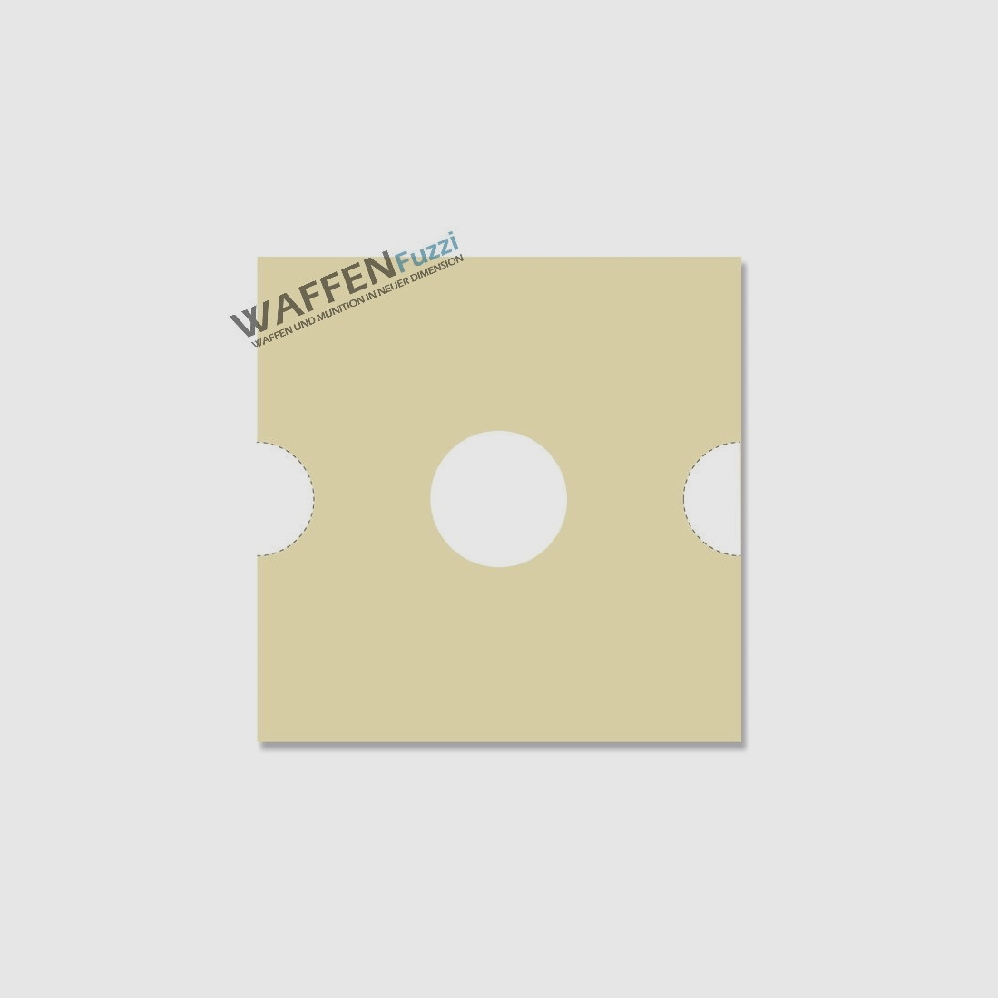 LG-Scheibenstreifen-Kassette, Luftgewehr 10m, 17 x 17 cm