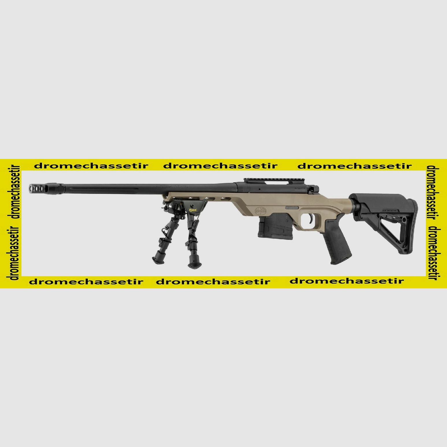 Mossberg MVP LC Bolt Action Rifle, cal 308win, muzzle brake, bipod and picatinny rail, image 2 of 4