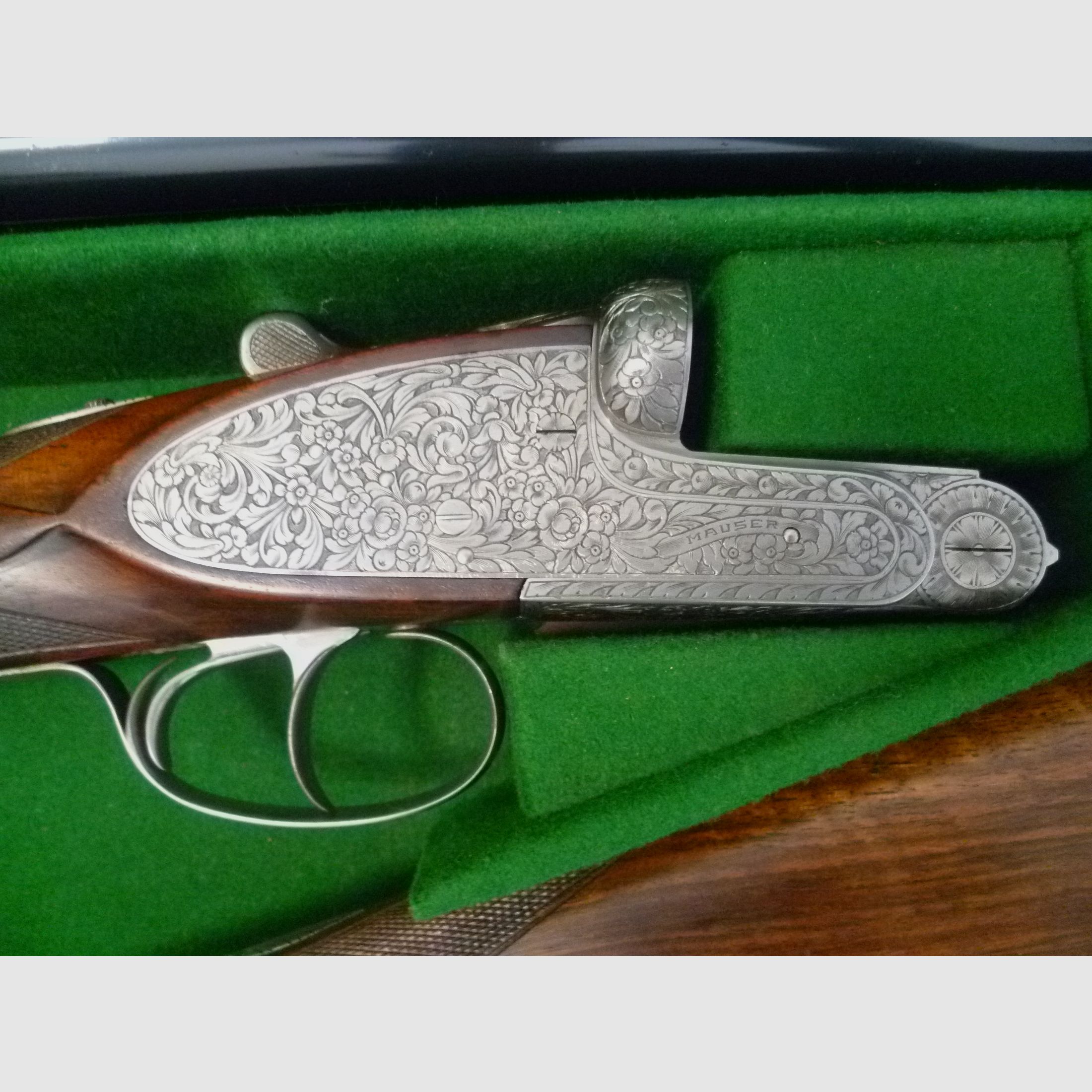 Seitenschloss-Doppelflinten-Pärchen Mauser Bristol 12/70