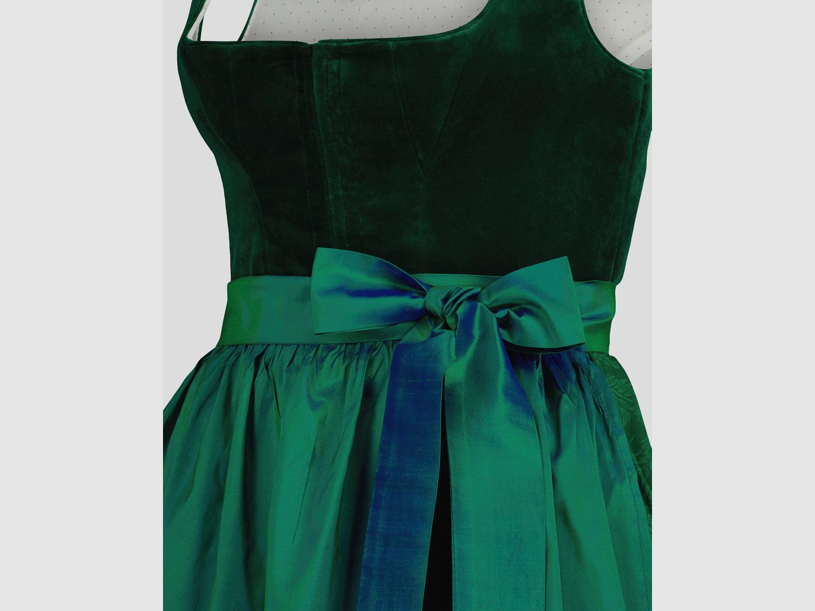 LODENFREY Munich 1842 Velvet Dirndl in Green, image 2 of 2