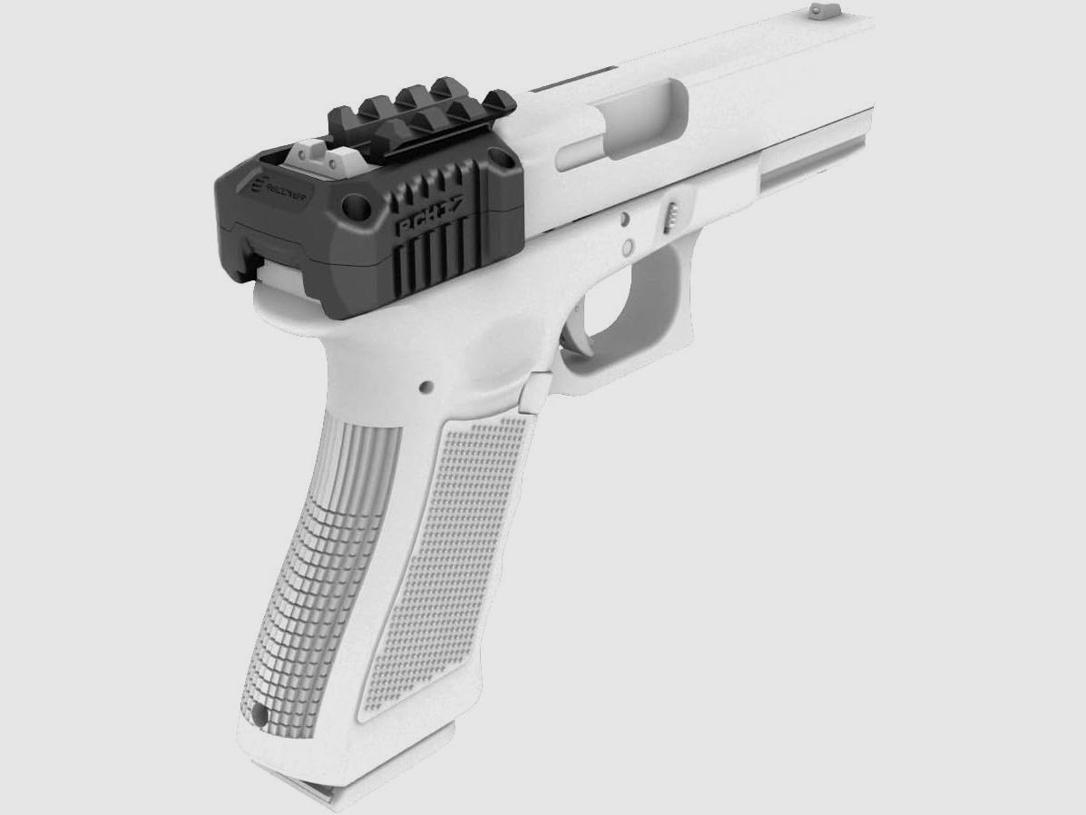 Recover Tactical PCH17-01 Glock Durchladehilfe mit Picatinny f. Reflexvisier, Bild 2 von 3