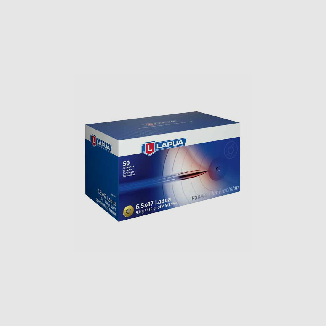 Lapua 6,5x47 Lapua 139GR Scenar 50 Patronen