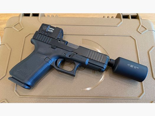 Brügger & Thomet (B&T) Glock 19 Hush Puppy Set inkl. Schalldämpfer Kaliber 9mm Luger