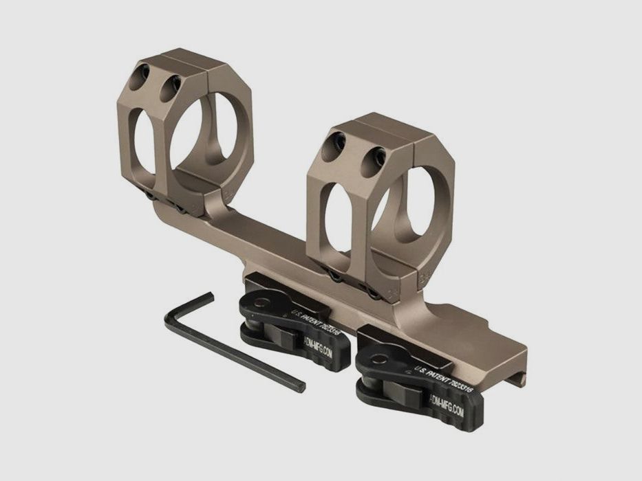 ADM RECON QD-Cantilever-Montage, 1 Zoll/30/34/35 mm, 0/20 MOA, Schwarz/FDE