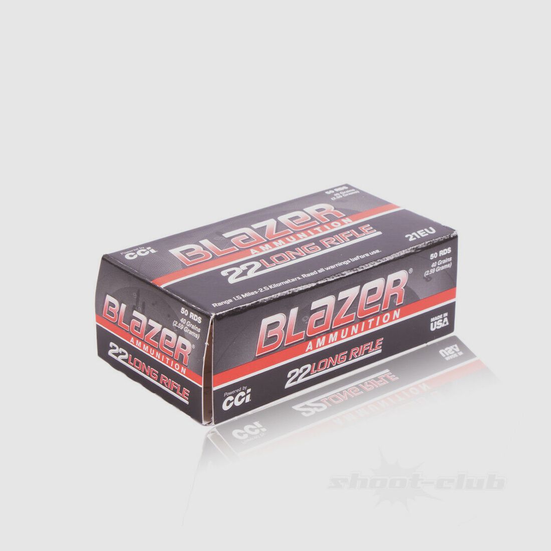 CCI Blazer HV LRN 40grs 500St .22lr