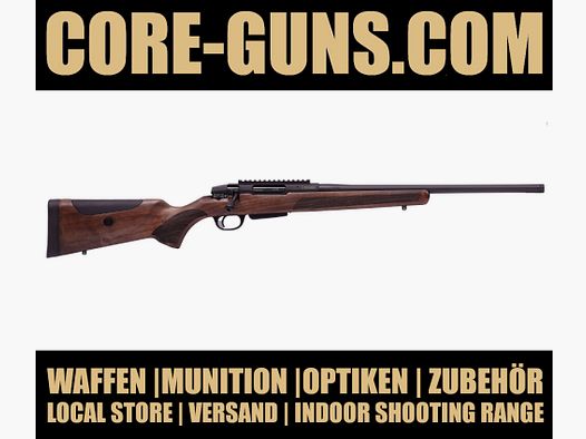 Brenner BR20 Holz, verstellbare Backe, 51cm Lauflänge, 308Win inkl. Koffer und Zusatzmagazin - Ready to Hunt - UVP: 950€