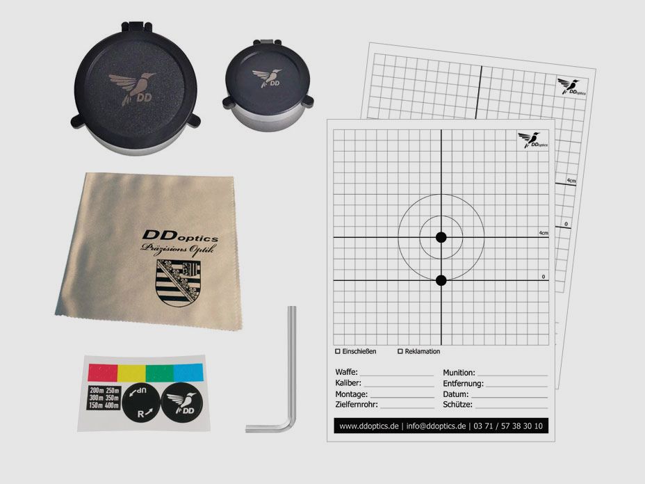 DDoptics Zielfernrohr | DDMP V10 4-40x50 | Sportschießen | MOA | tac-A