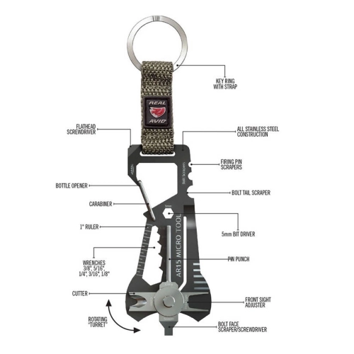 Brelok REAL AVID MICRO TOOL AR-15, zdjęcie 2 z 6