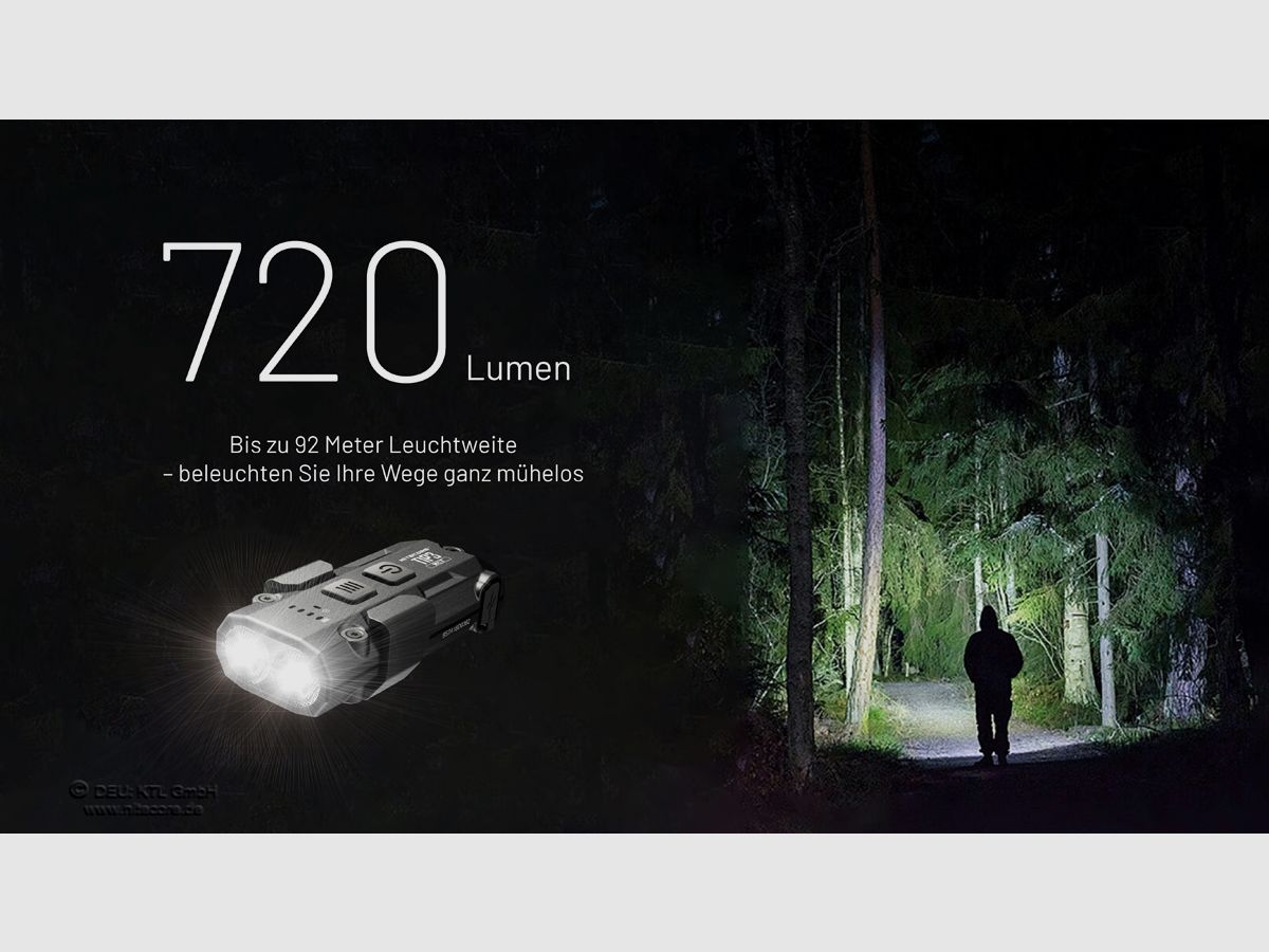 Nitecore TIP3 - 720 lumen, MCT, arancione, immagine 6 di 11