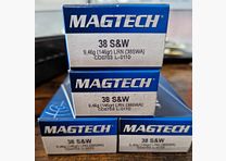 Patronen Magtech .38 S&W nieuw en OVP