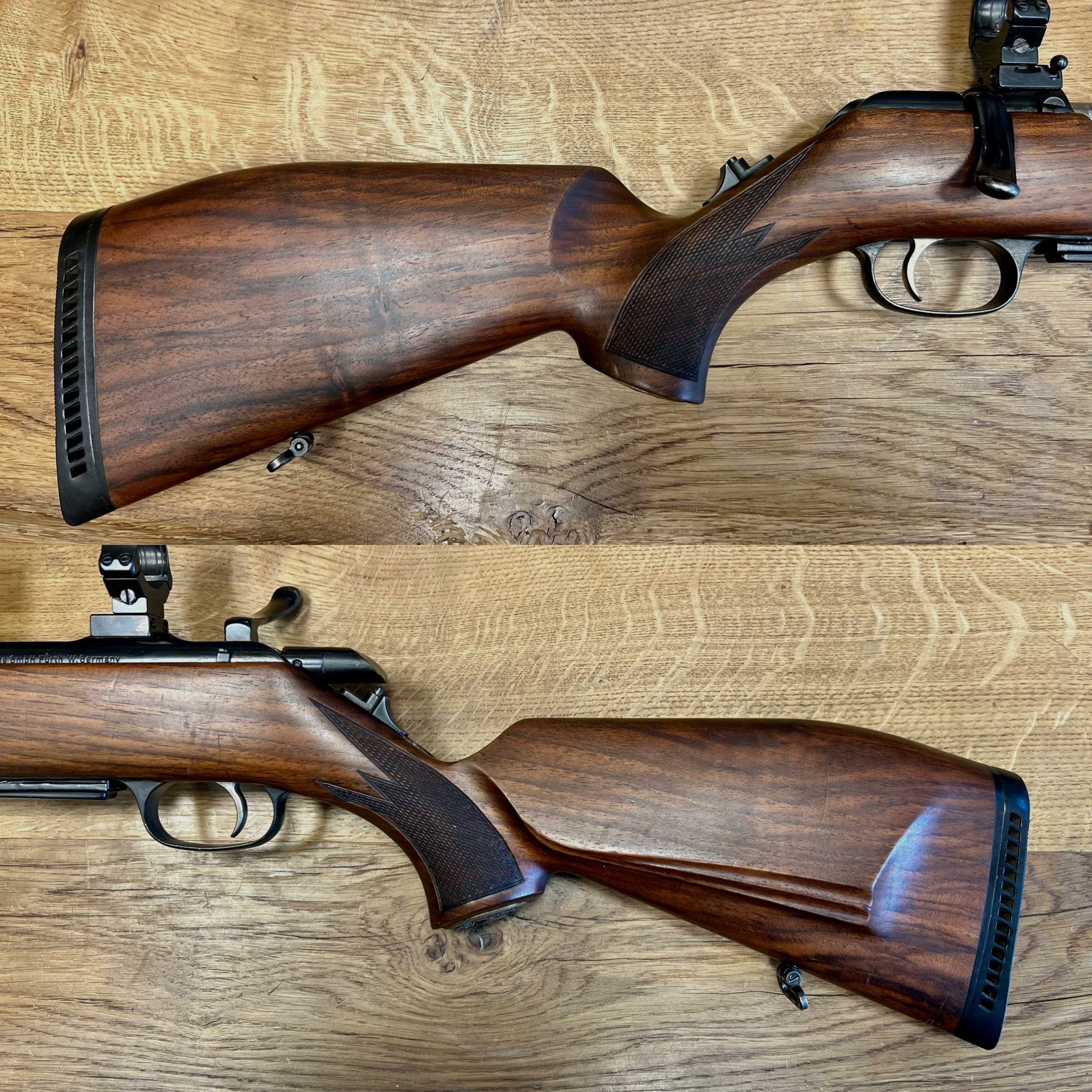 Karabinek Krico Kriegescorte z tłumikiem dźwięku, bezpieczny karabin powtarzalny