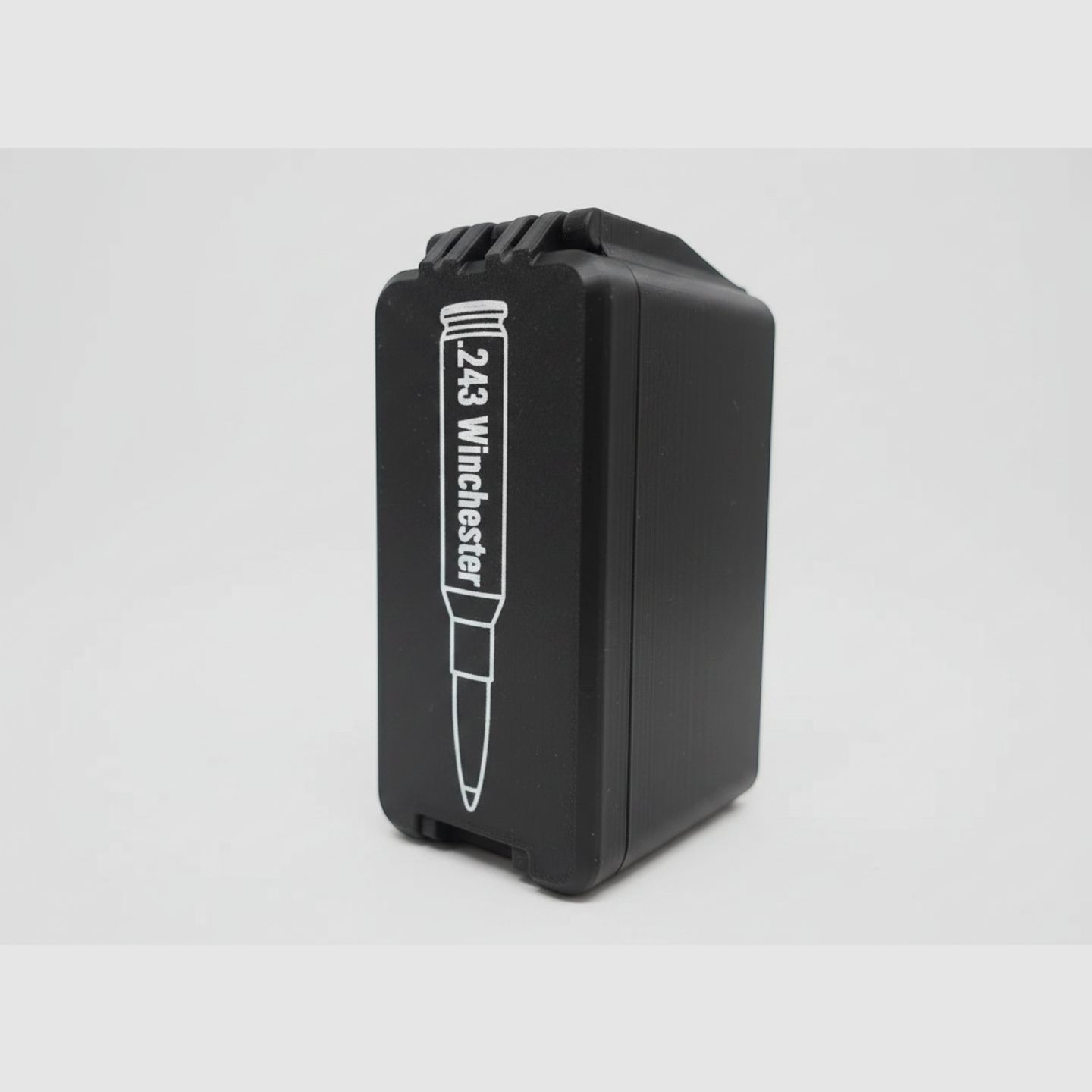 Filamelt Munitionsbox / 243 Winchester / 'Klapp- / Rastdeckel' / Patronenbox, Ammo Box