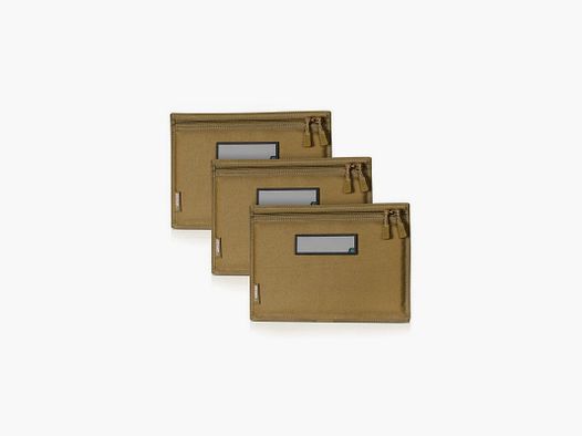 SAVIOR LOT 3 POCHETTES TAN