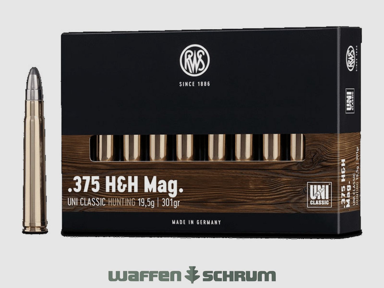 RWS UNI Classic 19,5g - 301gr .375H&H