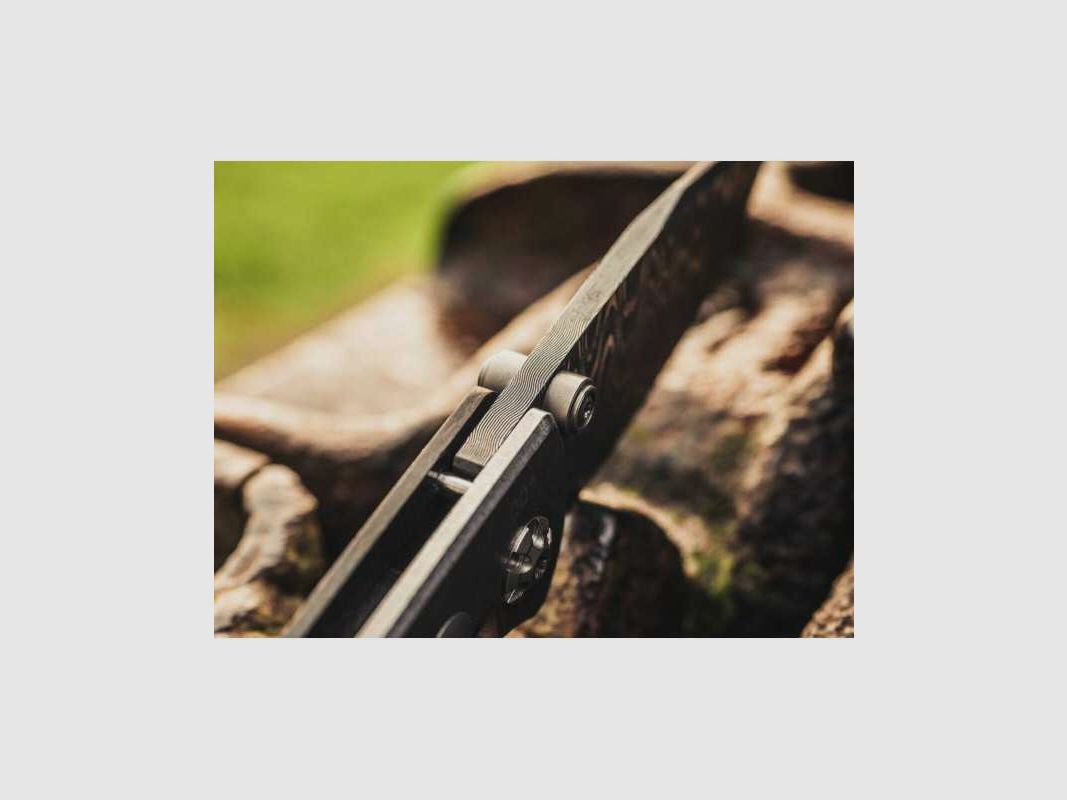 Böker M4 Sherman Damast Mes by Chad Nichols