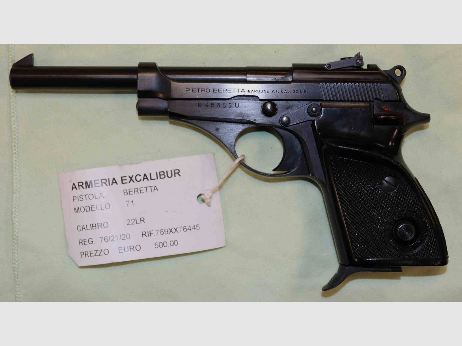Pistole Beretta Modell 71 Kaliber 22 LR Sportlich, Bild 1 von 5