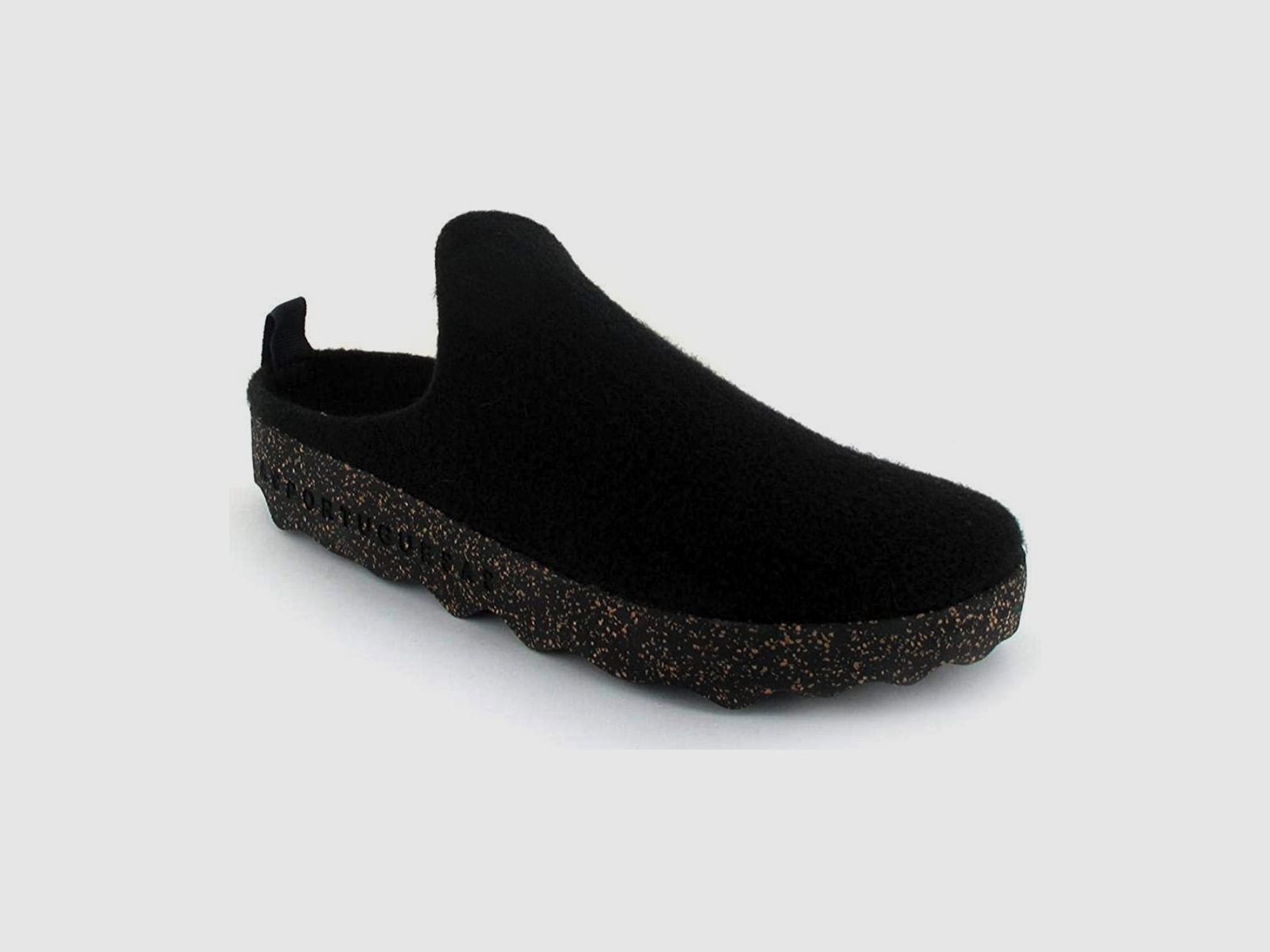 ASPORTUGUESAS Come Black Tweed Hausschuh