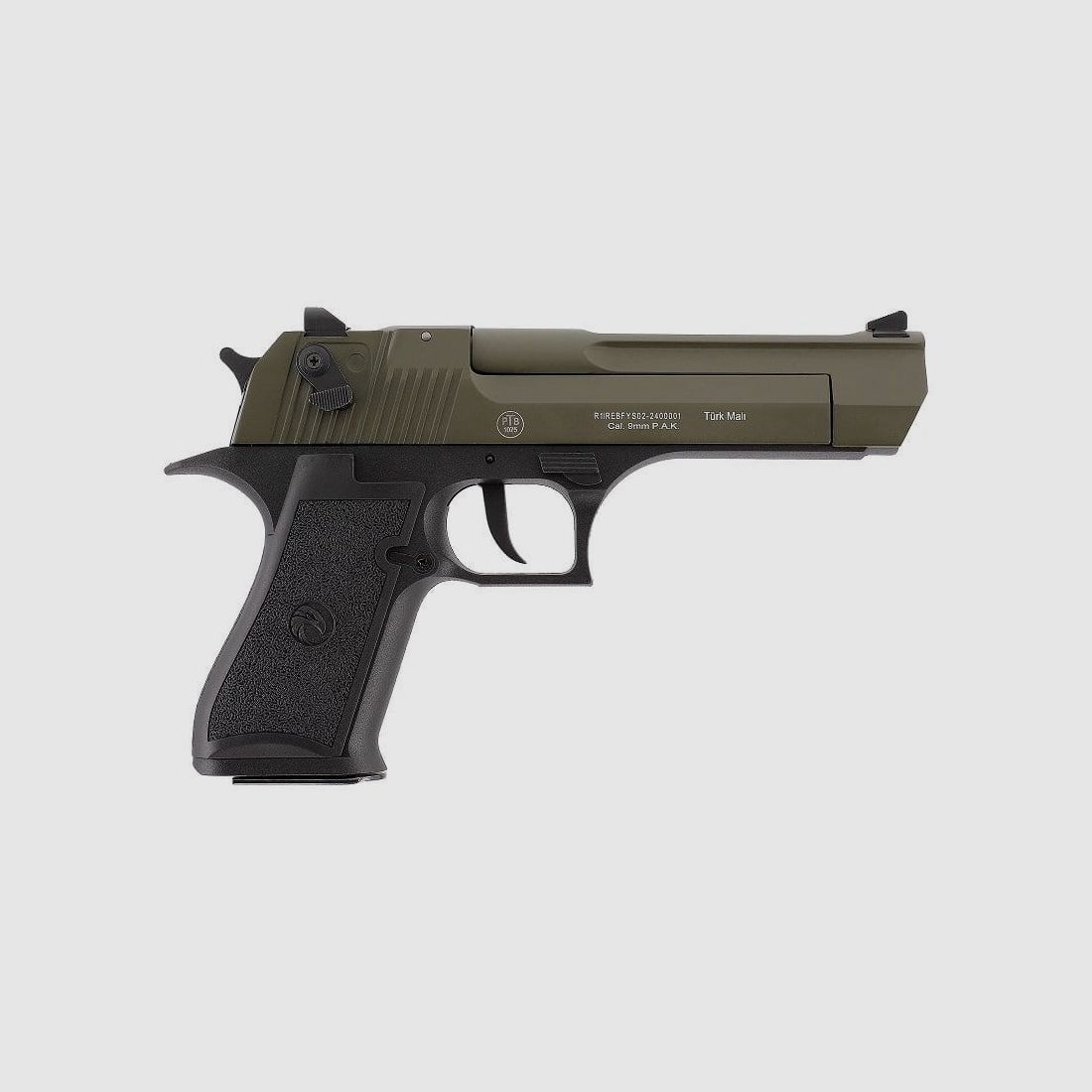 Retay Big Fifty LW pistolet à blanc 9 mm P.A.K olive, image 2 sur 2
