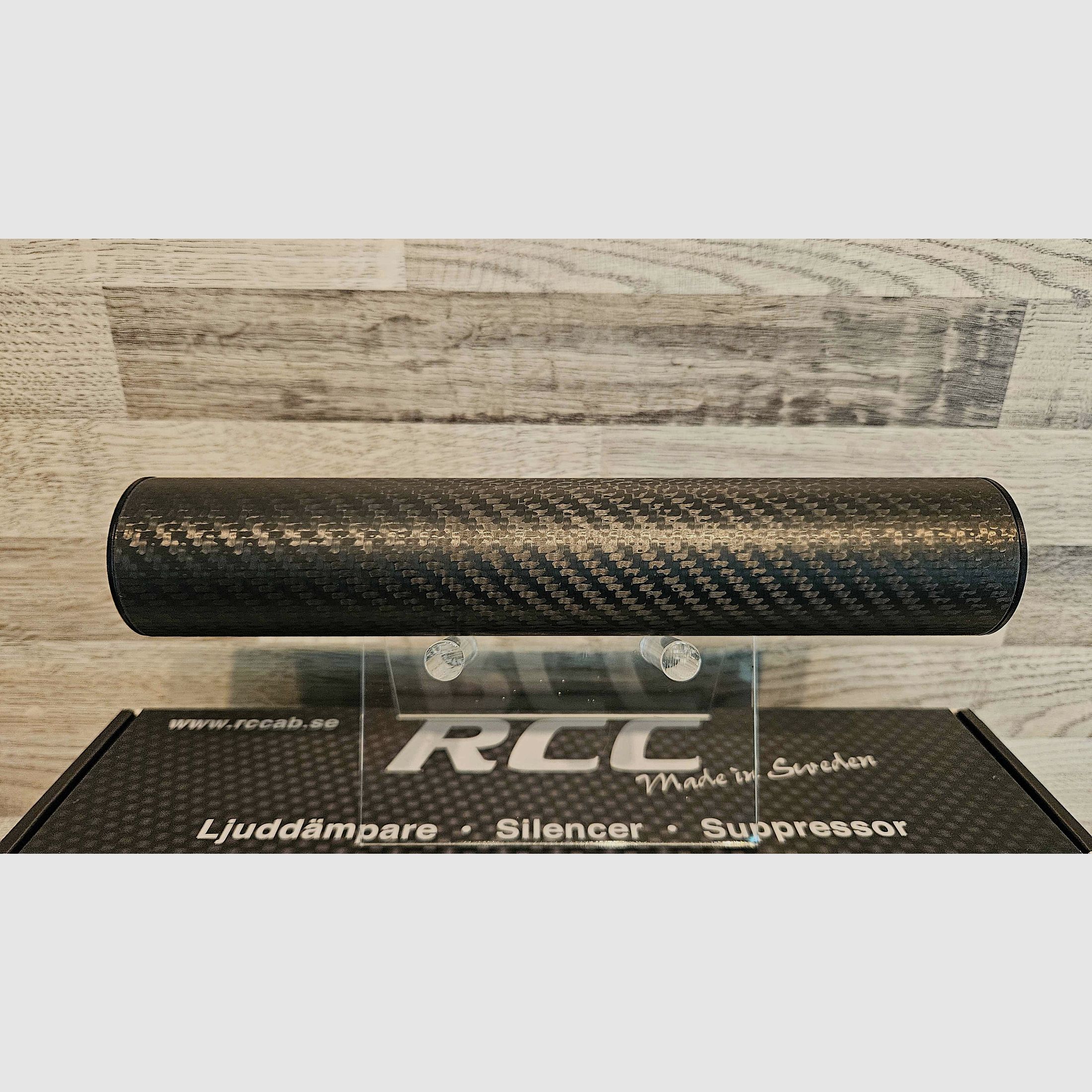 Overbarrel Schalldämpfer RCC Carbon 44 Hunter Kal. .30 Gewinde M15x1 - Neuware vom Fachhandel