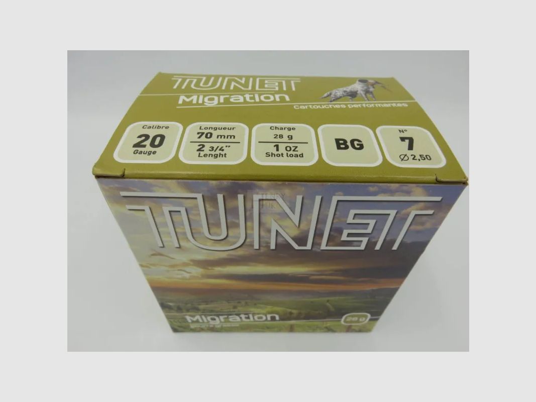 TUNET MIGRATION Kal. 20 N7 BG 28g X25, Bild 1 von 2