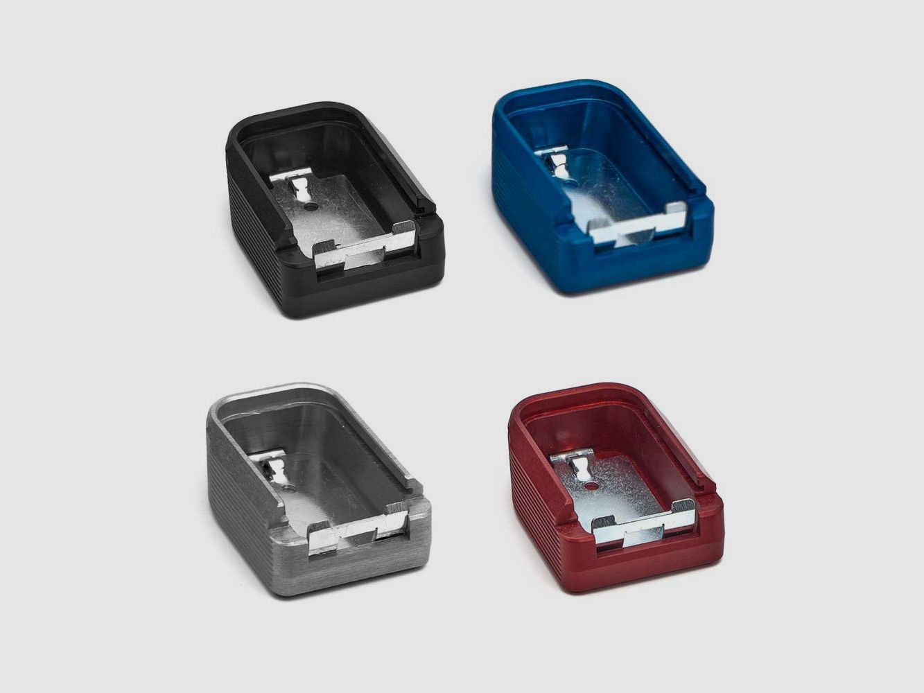 Armanov MPSS320RACE base de cargador +2 rnd Race para Sig Sauer P320, P250, Color: Plata, imagen 1 de 3