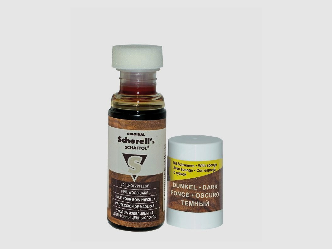 Ballistol Scherell s SCHAFTOL 50 ml Flasche mit Applikationsschwamm