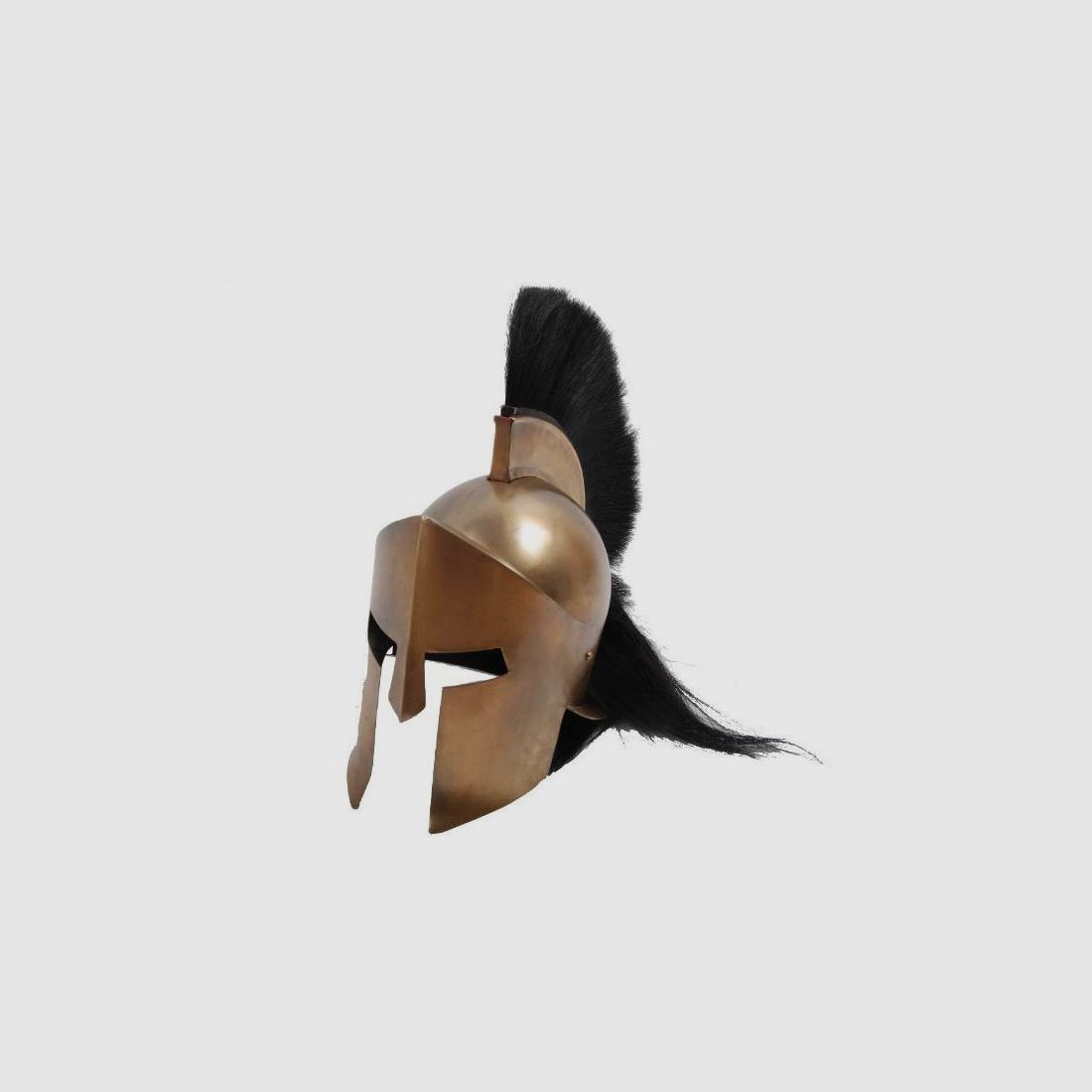 Spartaner Helm aus Stahlblech