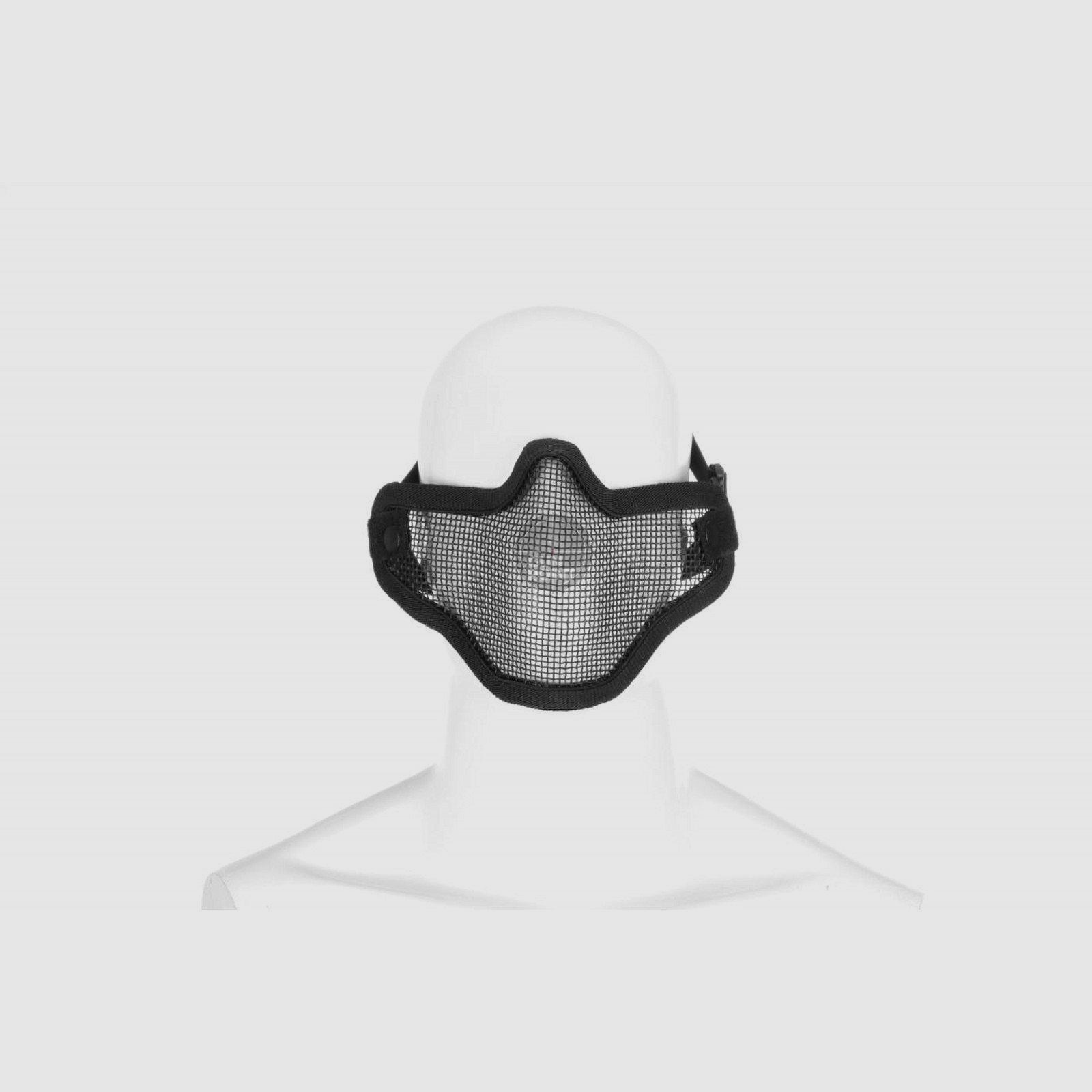 Invader Gear Steel Half Face Mask-Schwarz